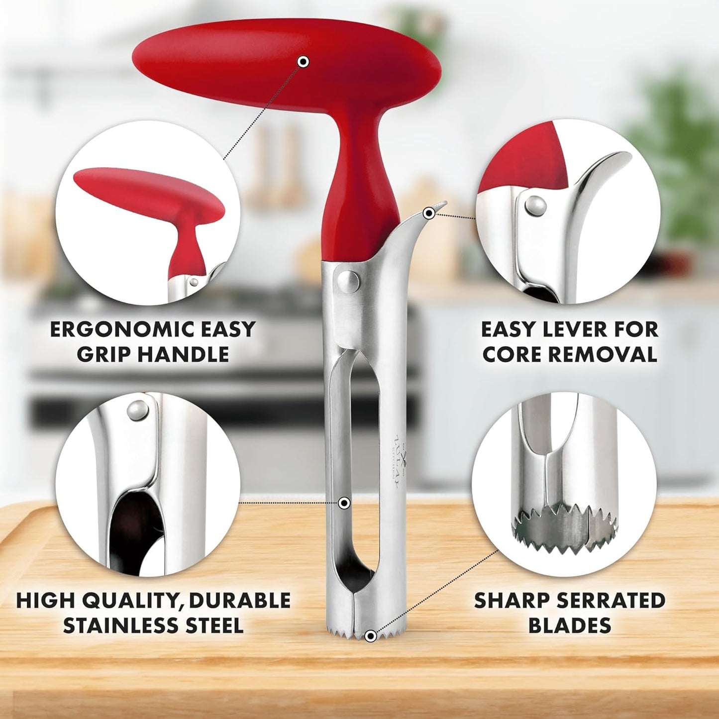 Kitchen Ultra Sharp Apple Corer Tool