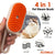 4 in 1 Pet Steam Brush for Shedding
