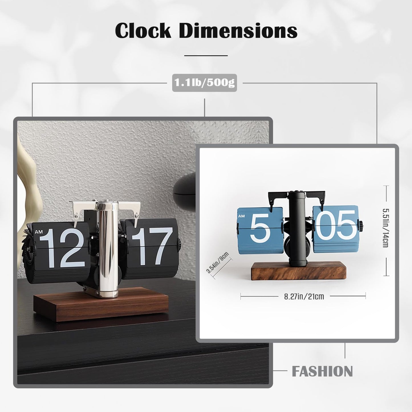 Retro Digital Flip Down Clock