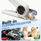 2-in-1 Pet Nail Clippers & Grinder with Light