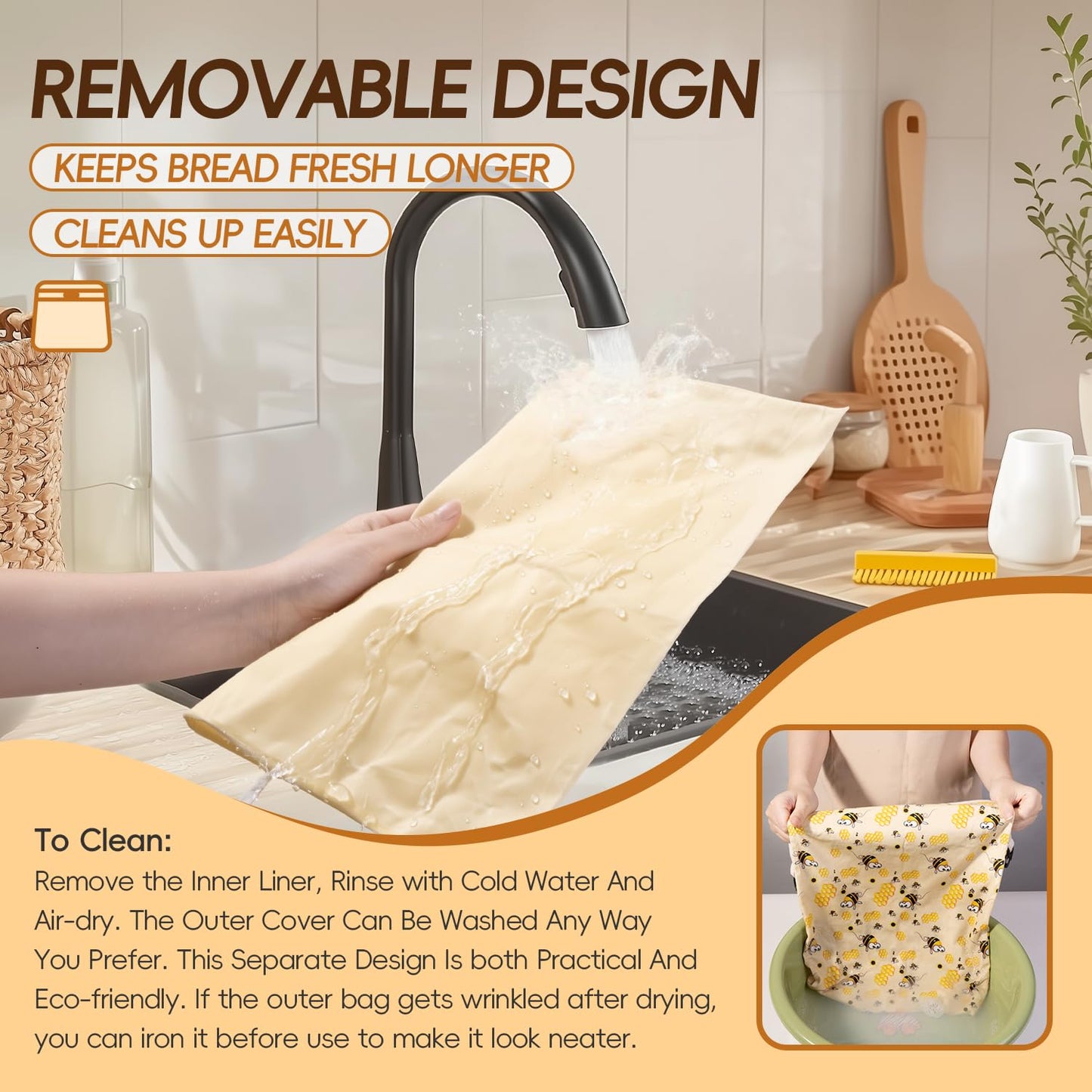 Beeswax Bread Bags for Homemade Bread