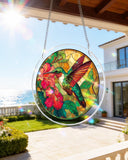 Colorful Birds of Spring Sun Catchers Window