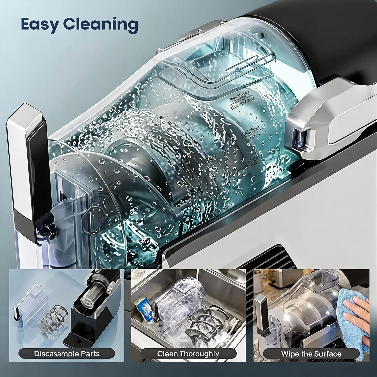 Compact Dual-Function Slushie Machine for Home