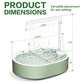 Parrot Automatic Bathing Box with USB- Adjustable Faucet