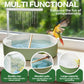 Parrot Automatic Bathing Box with USB- Adjustable Faucet