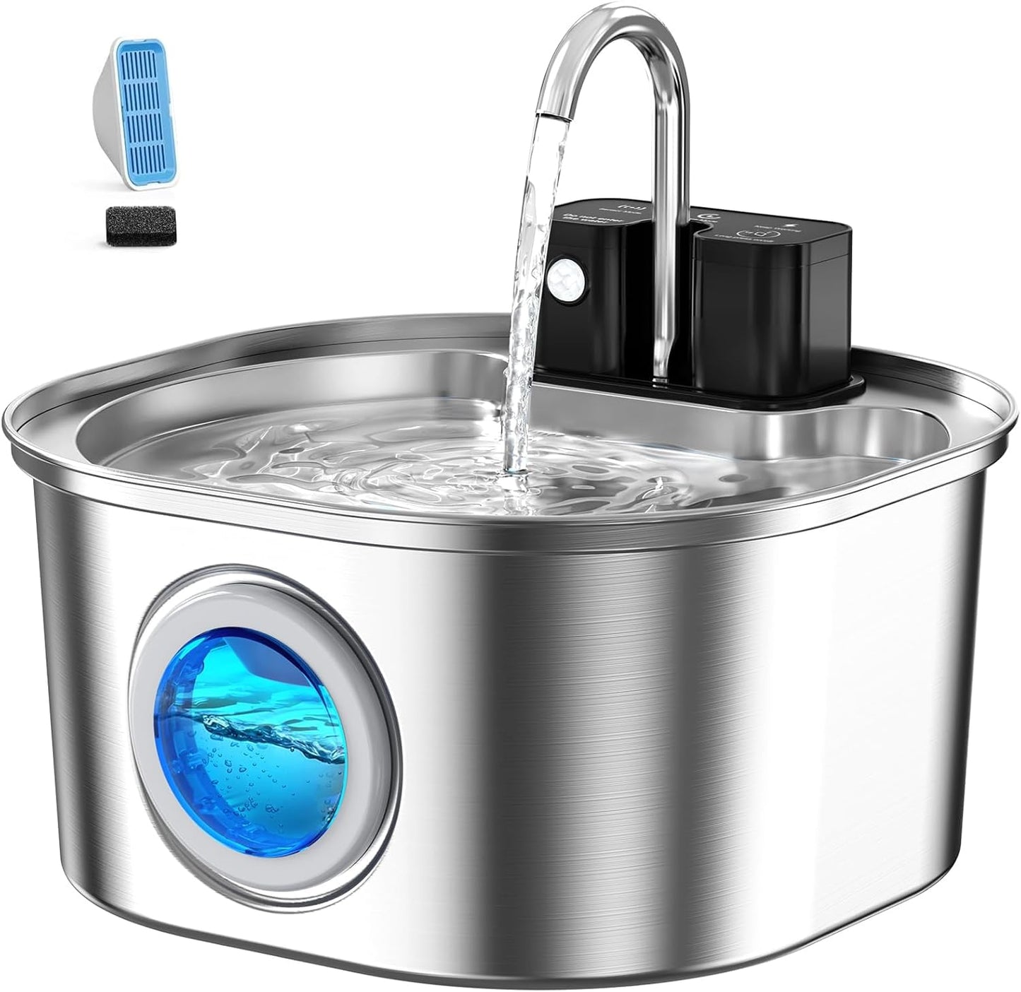Intelligent Stainless Steel Cat Water Fountain