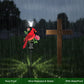 Solar Cardinal Memorial Stakes for Graves