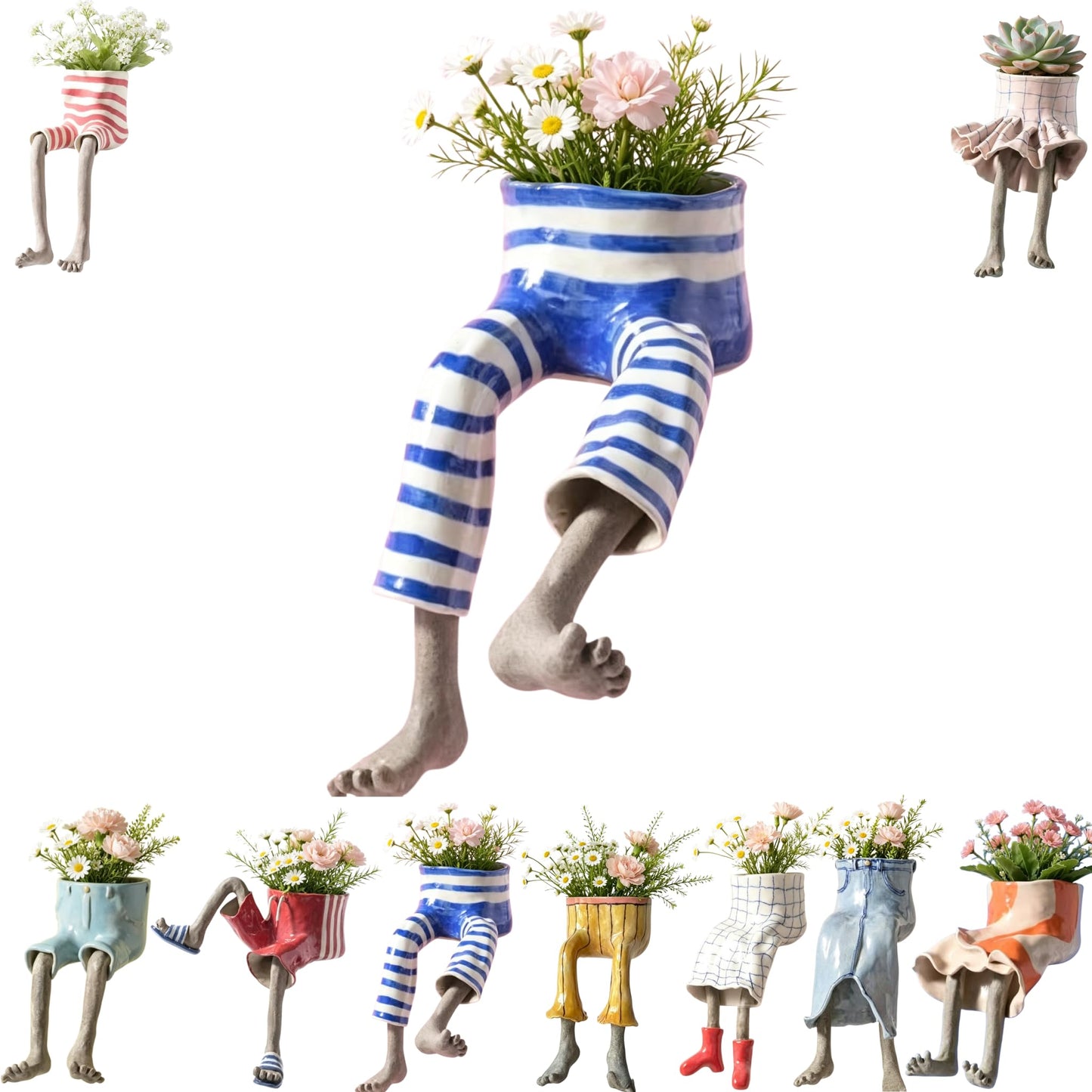Creative Sitting Planter Collection