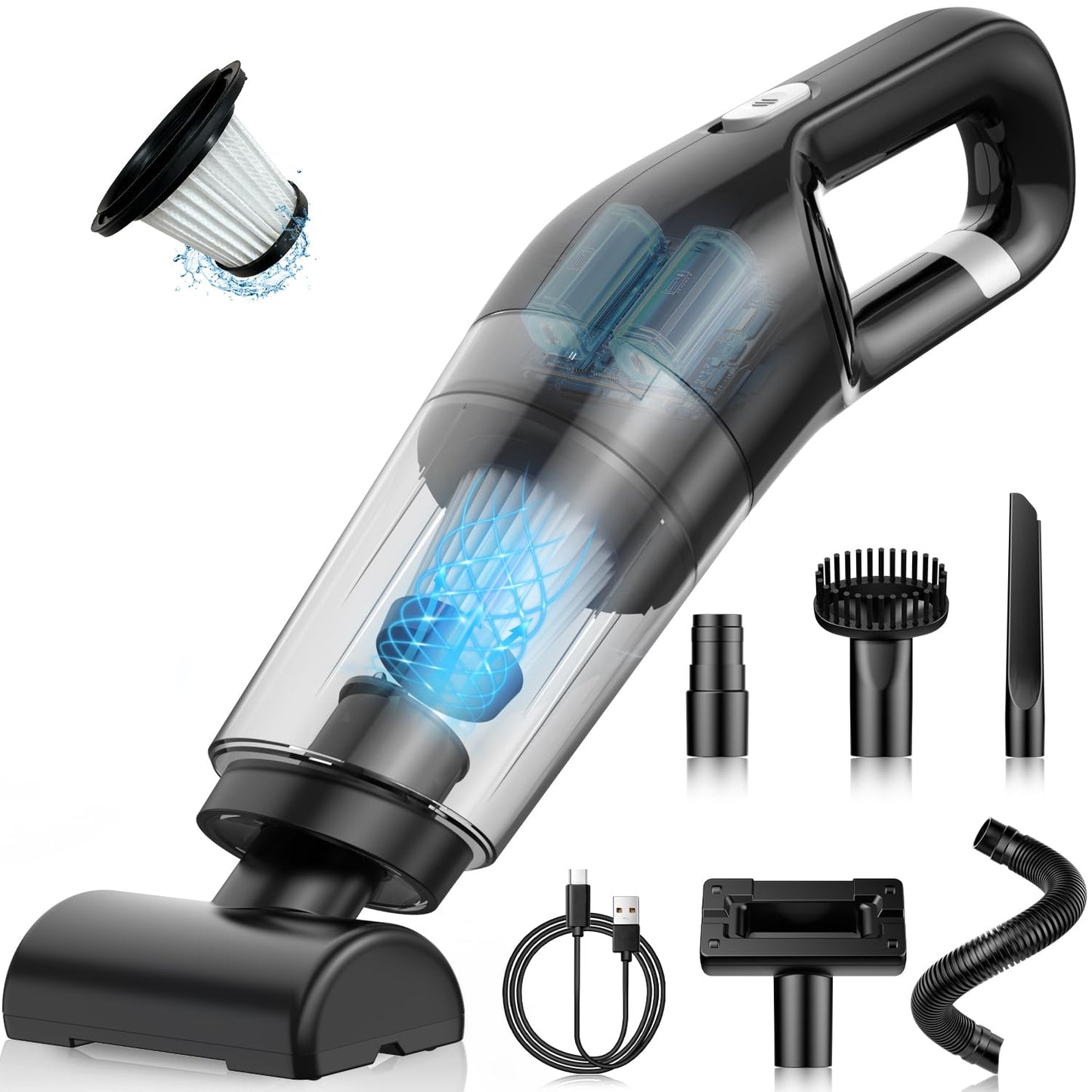 Handheld Portable Rechargeable Car Handheld Vacuum Cordless