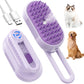 4 in 1 Pet Steam Brush for Shedding