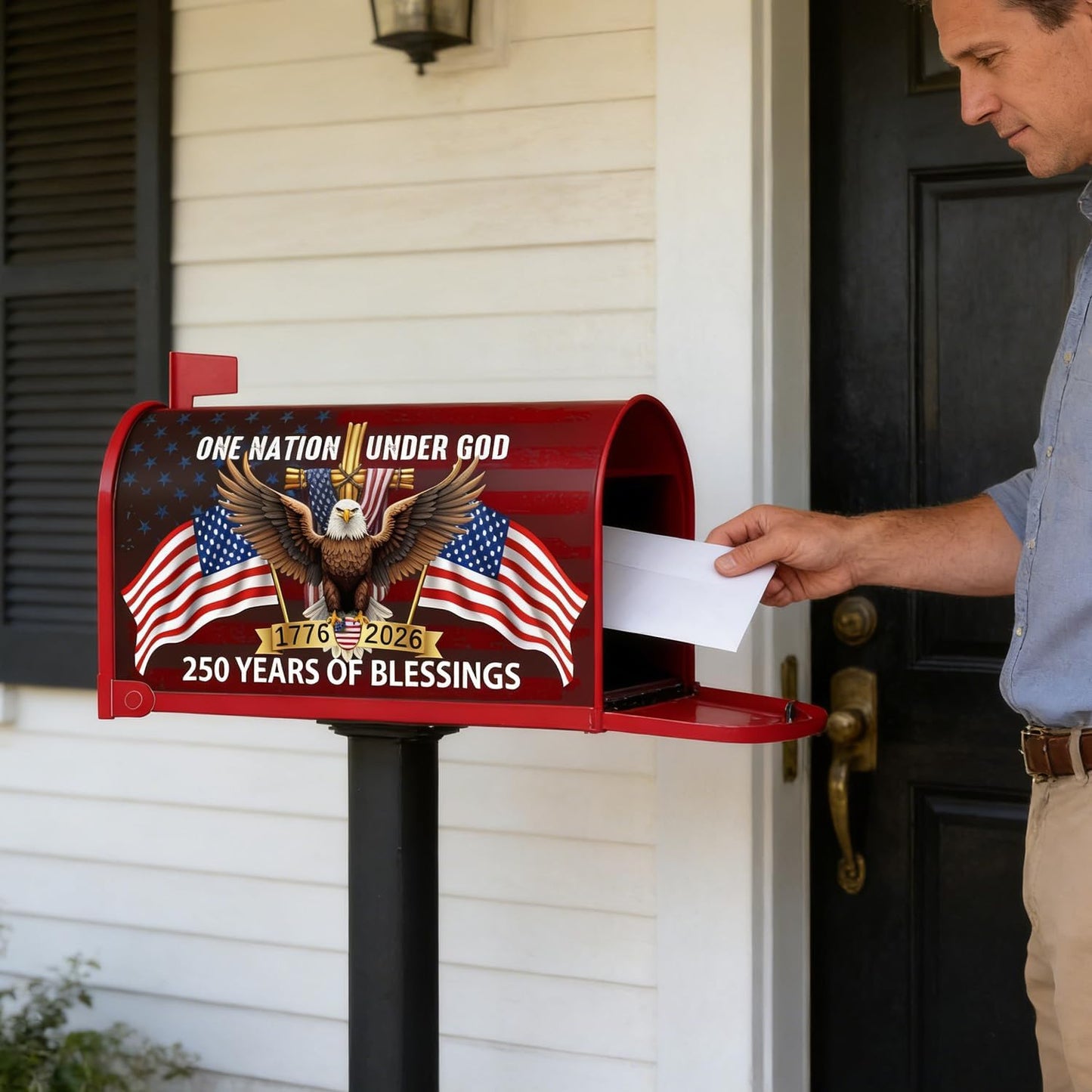 250 Anniversary USA Mailbox Covers Magnetic