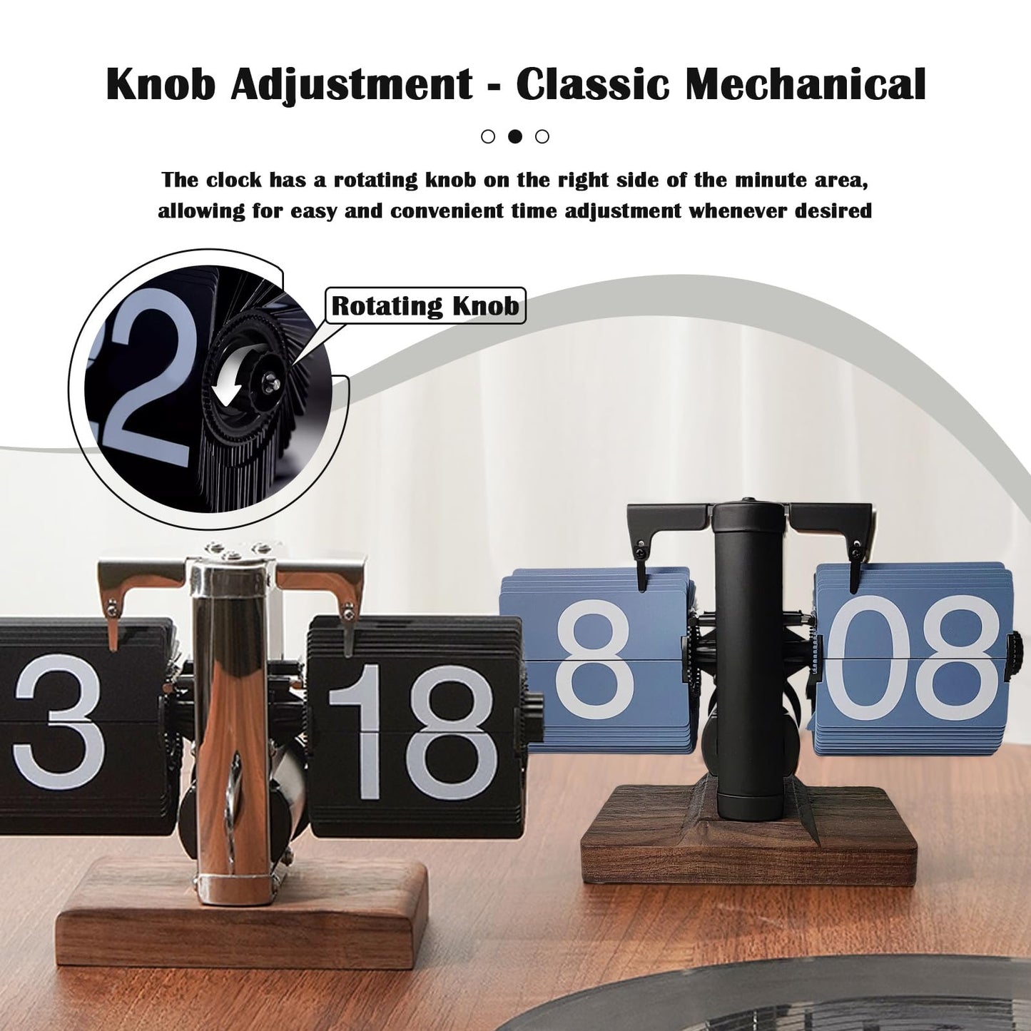 Retro Digital Flip Down Clock