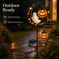 Pumpkin Moon Garden Stake Light