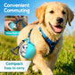 2-in-1 Foldable 304 Stainless Steel Dog Water Bottle