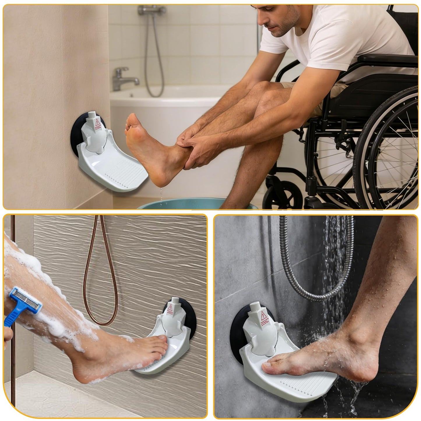 Shower Foot Rest for Shaving Legs