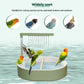 Parrot Automatic Bathing Box with USB- Adjustable Faucet