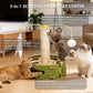 Felt Cat Puzzle Toy with Scratching Pole