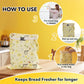 2 Pack Reusable Beeswax Bread Bags for Homemade Sourdough Bread