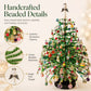 🎄DIY Beaded Christmas Tree Kit – 🎅Create Your Own Sparkling Holiday Decoration