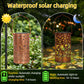 Garden Solar Butterfly Lantern Waterproof Hanging Metal Light