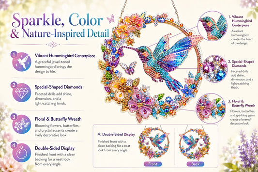 DIY Diamond Art Hanging Ornament Kit