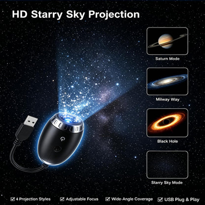 USB Portable Starry Sky Night Light