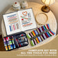 Portable Embroidery Stitch Book Kit for Adults & DIY Craft Enthusiasts
