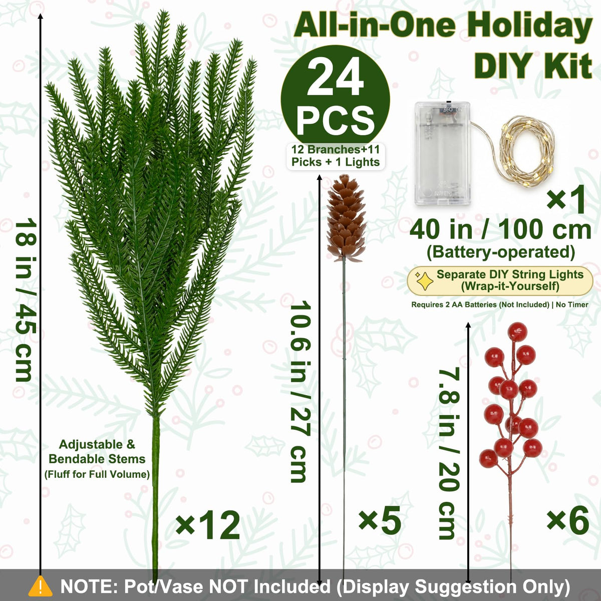 Christmas Enchanted Evergreen Pine