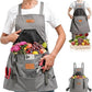Gardening Apron with Pockets -Instant-Release Harvest System