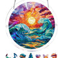 Colorful Birds of Spring Sun Catchers Window