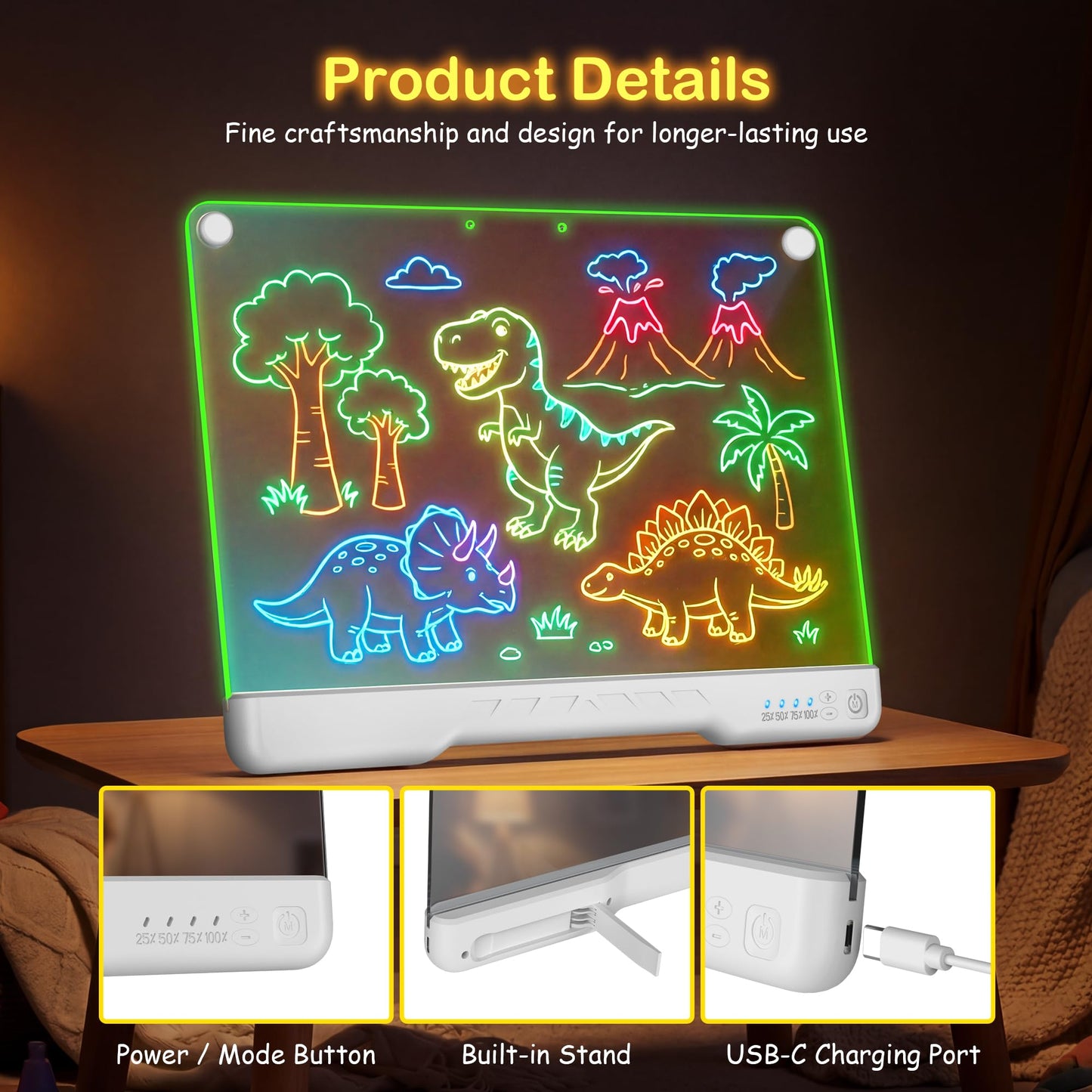 LED Drawing Board for Kids