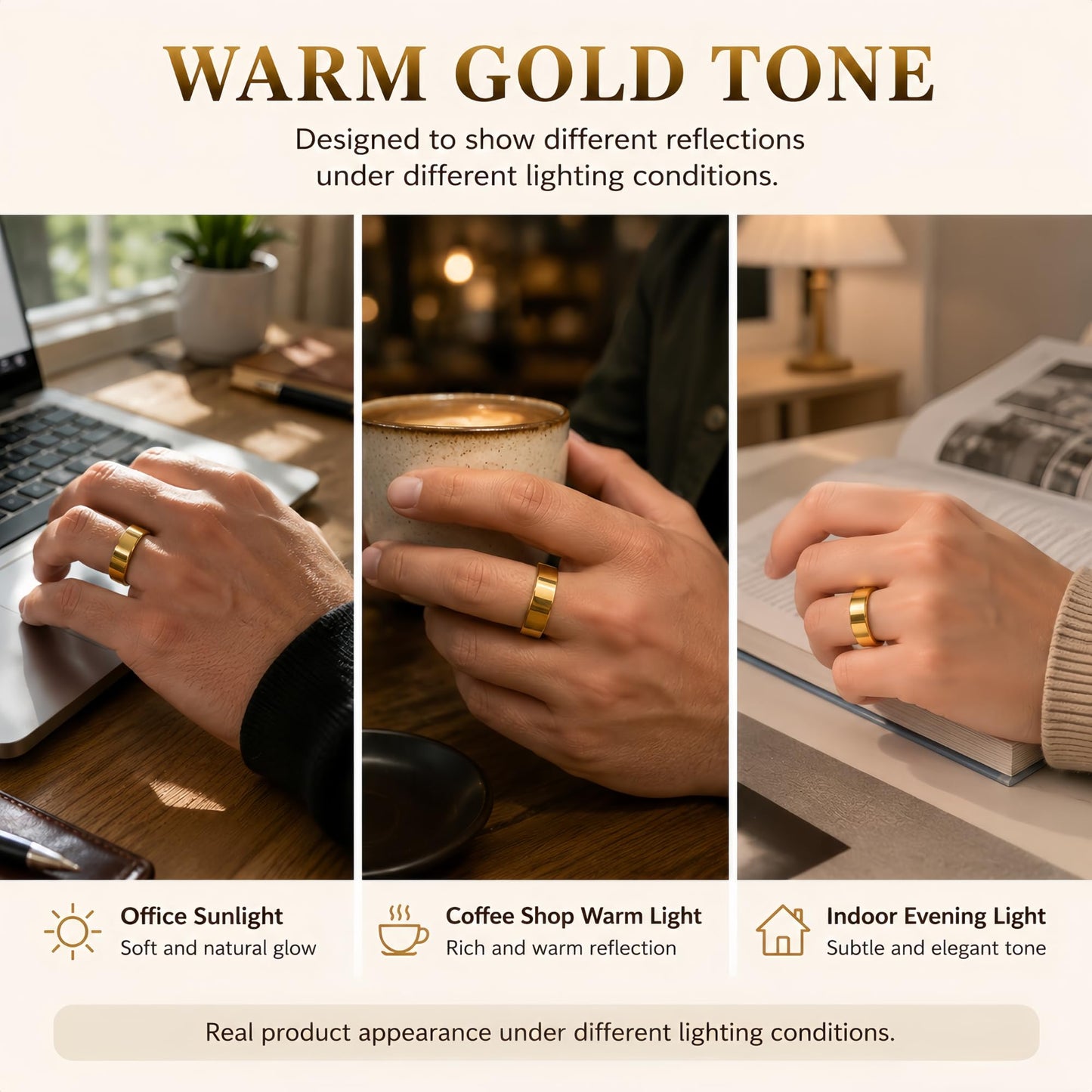 Smart Ring Health & Fitness Tracker
