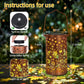 Garden Solar Butterfly Lantern Waterproof Hanging Metal Light