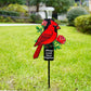 Solar Cardinal Memorial Stakes for Graves