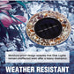 Waterproof Outdoor Glass LED Mosaic Solar Disk Light