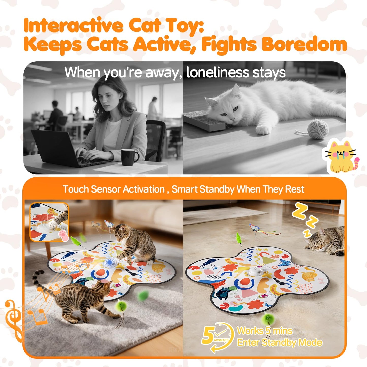 Interactive Cat Toys for Indoor
