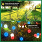 Solar Garden Lights Red White Blue 4th of July Decorations