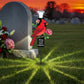 Solar Cardinal Memorial Stakes for Graves