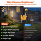 Solar Number for Outside Waterproof Home Address Sign