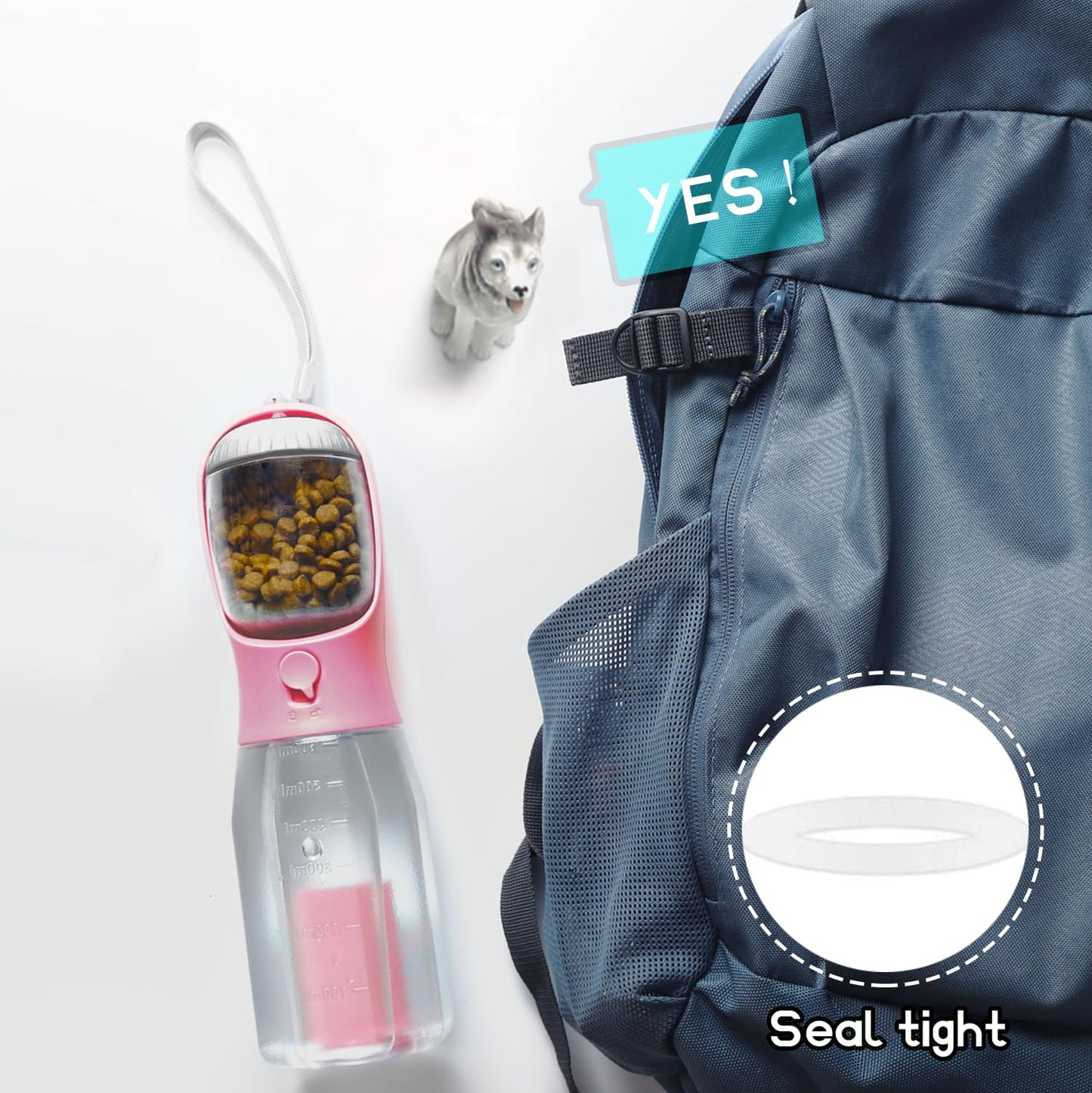 3 in 1 Pet Portable Water Bottle
