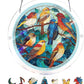 Colorful Birds of Spring Sun Catchers Window