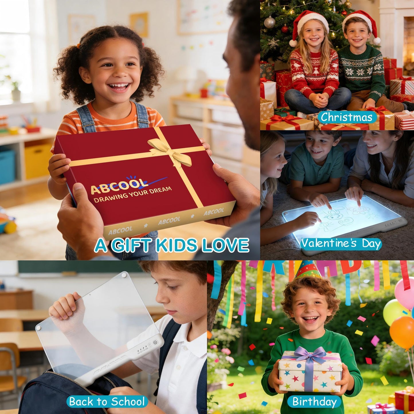 LED Drawing Board for Kids