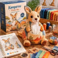 Animal-Themed Patchwork Tissue Box Cover DIY Sewing Kit