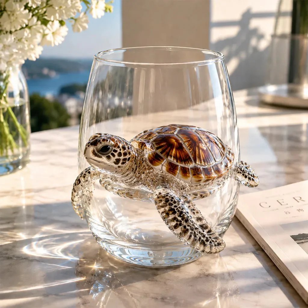 🌊3D Ocean Animal Artisan Glassware Collection