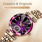 Women's Luxury Shiny Waterproof Stainless Steel Watch