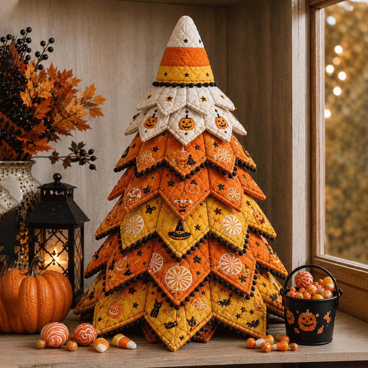 DIY Quilted Fabric Kit -Layered Holiday Décor for Quilting Lovers