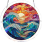Colorful Birds of Spring Sun Catchers Window