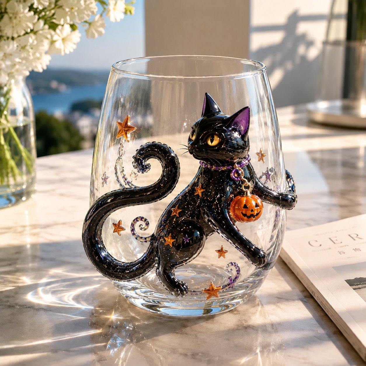 🎃 Magical 3D Glassware for Immersive Halloween Drink Moments
