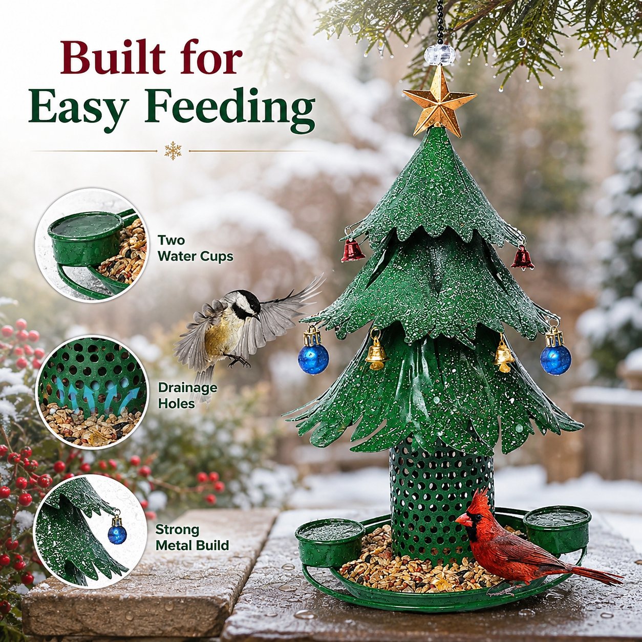 Christmas Tree Bird Feeder