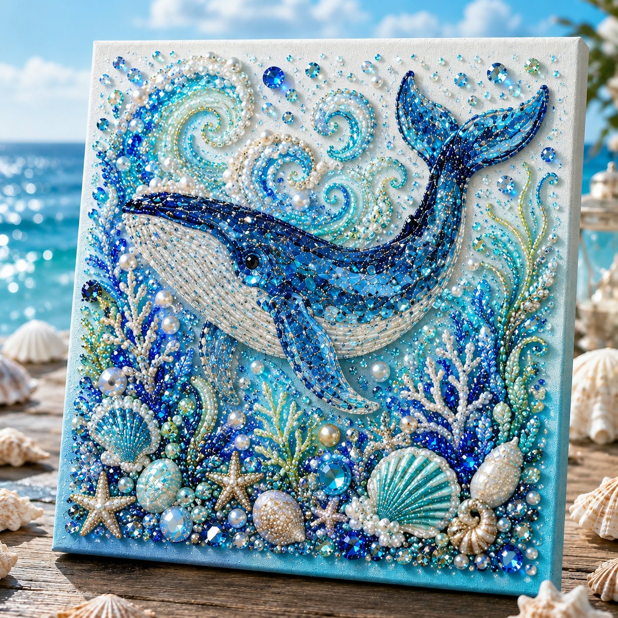 🌊✨Ocean Theme Pearl Art DIY Kit